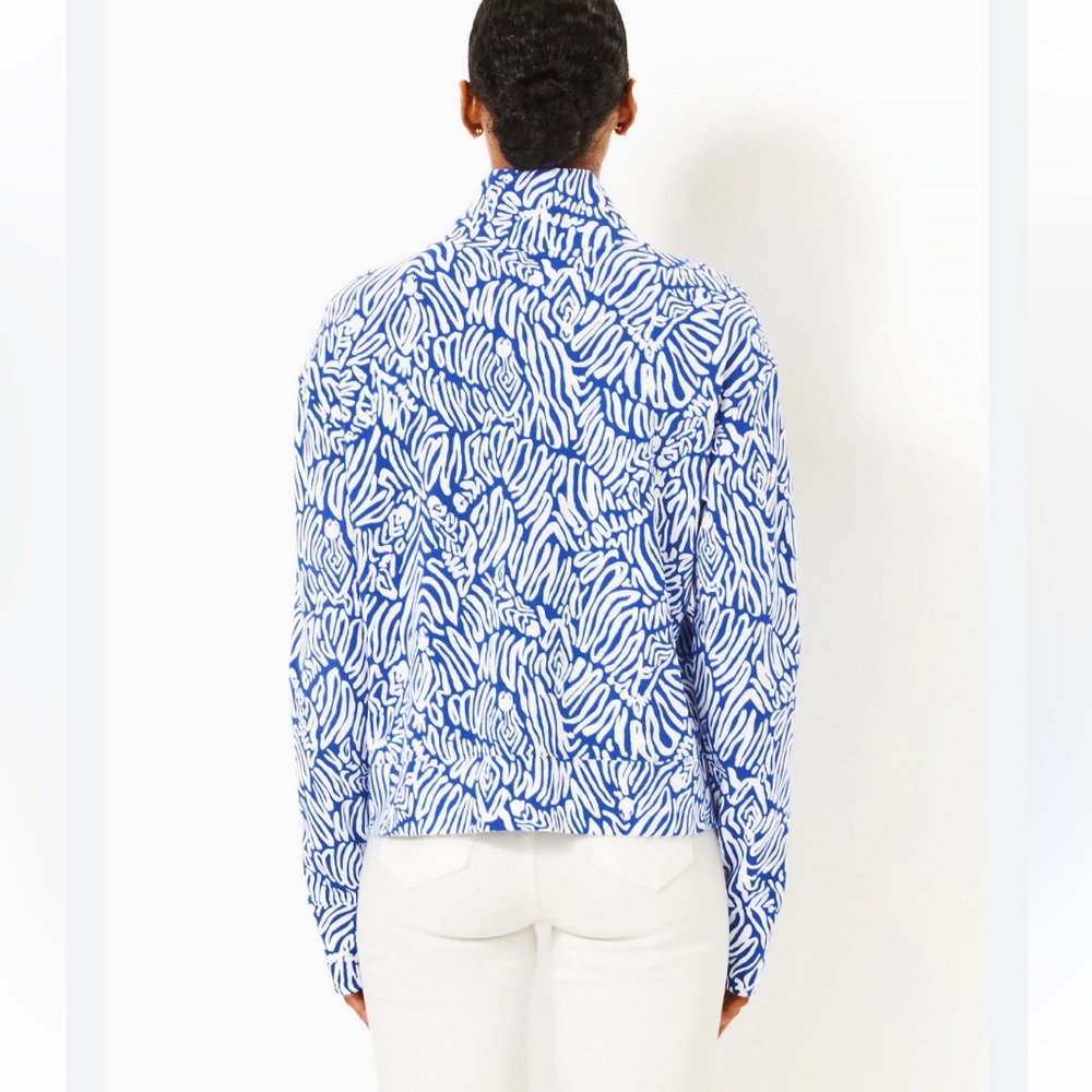Lilly Pulitzer Wrenley UPF 50 Zip Up Sweatshirt - Picture 5 of 12